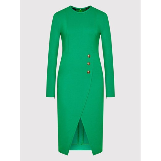 Pinko Sukienka codzienna Altea 1G1892 1739 Zielony Regular Fit Pinko 38 promocyjna cena MODIVO