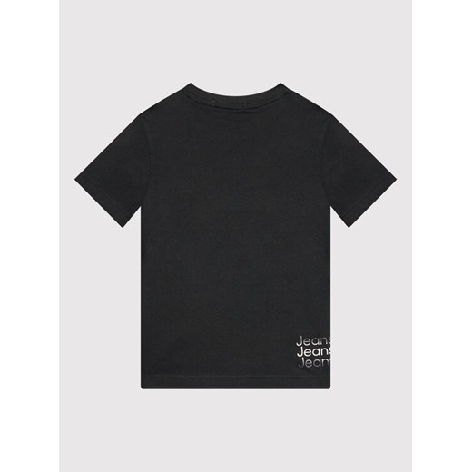 Calvin Klein Jeans T-Shirt Inst. Cut Off Logo IB0IB01216 Czarny Regular Fit 10Y okazyjna cena MODIVO