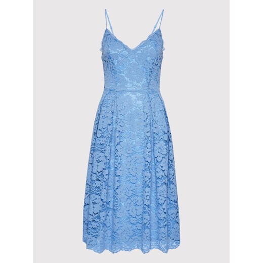 YAS Sukienka koktajlowa Lucerna 26026480 Niebieski Regular Fit Yas S okazyjna cena MODIVO