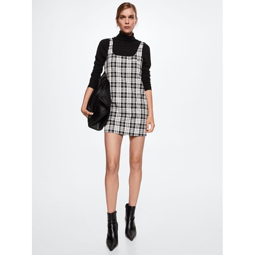 Mango Sukienka codzienna Grunge 37065131 Czarny Regular Fit Mango XL wyprzedaż MODIVO