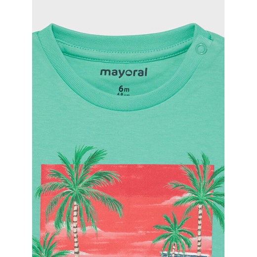 Mayoral T-Shirt 1013 Zielony Regular Fit Mayoral 6M wyprzedaż MODIVO