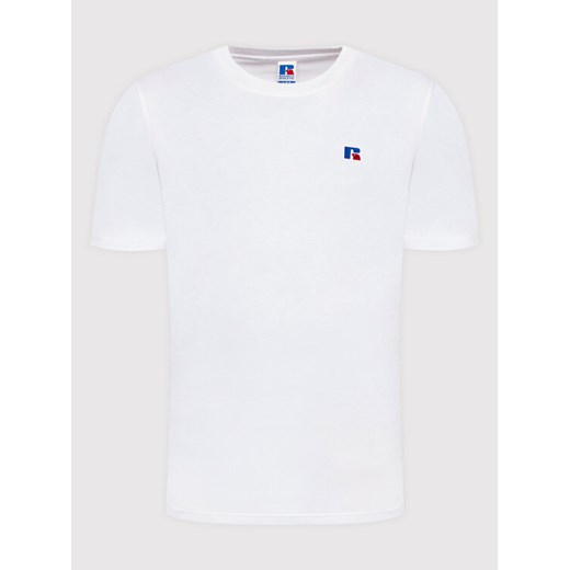 Russell Athletic T-Shirt Baseliners E26081 Biały Regular Fit Russell Athletic XL wyprzedaż MODIVO