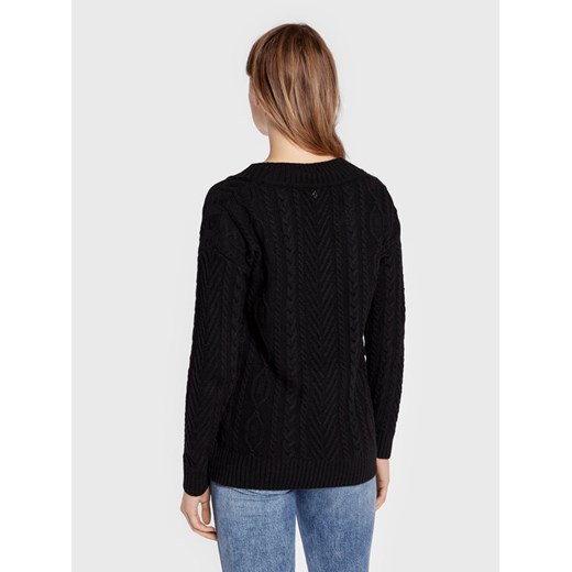 Guess Sweter W2BR45 Z2WJ0 Czarny Regular Fit Guess XS promocja MODIVO
