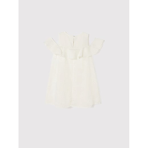 Mayoral Sukienka codzienna 6955 Beżowy Regular Fit Mayoral 8Y wyprzedaż MODIVO