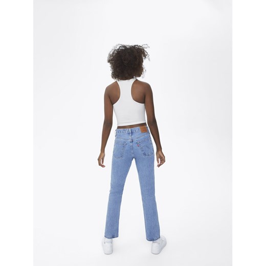 Sprandi Top SP22-TPD101 Biały Slim Fit Sprandi S okazyjna cena MODIVO