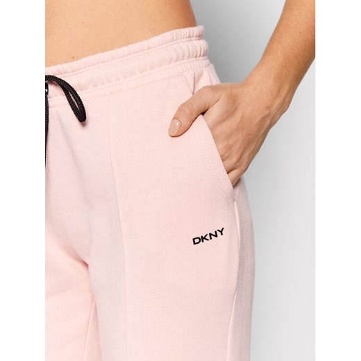 DKNY Sport Spodnie dresowe DP1P2743 Różowy Regular Fit XL promocja MODIVO