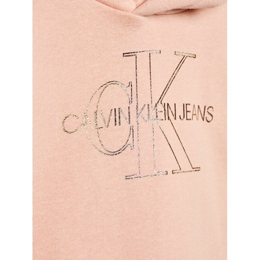 Calvin Klein Jeans Sukienka codzienna Monogram Outline IG0IG01179 Różowy Regular 14Y MODIVO okazja