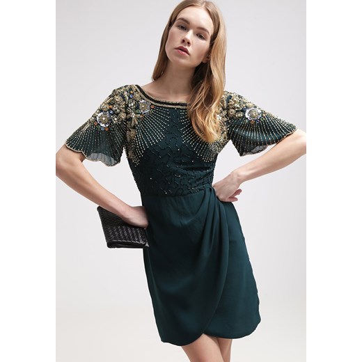 Virgos Lounge MILLIE Sukienka koktajlowa green zalando czarny rękawy