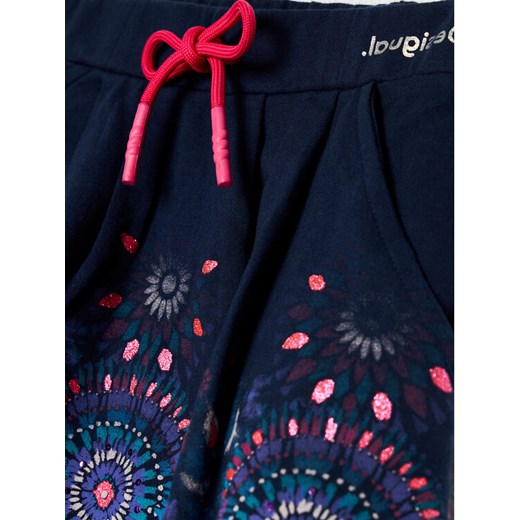 Desigual Spódnica Cajal 21SGFK03 Granatowy Regular Fit Desigual 5_6Y promocyjna cena MODIVO