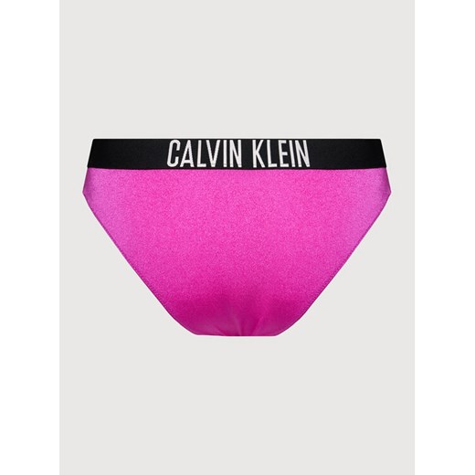 Calvin Klein Swimwear Dół od bikini KW0KW01463 Różowy XXS promocja MODIVO