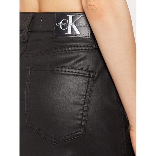 Calvin Klein Jeans Spódnica mini J20J217156 Czarny Regular Fit 31 MODIVO wyprzedaż