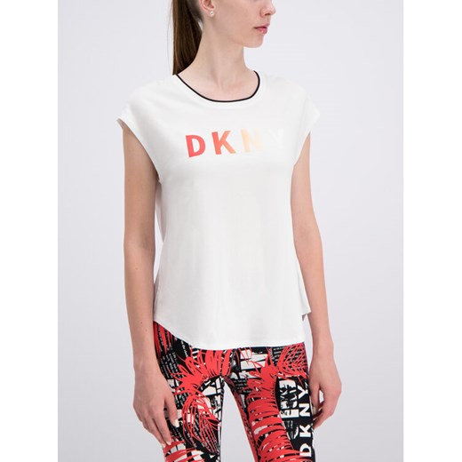 DKNY Sport T-Shirt DP9T6531 Biały Regular Fit S okazja MODIVO