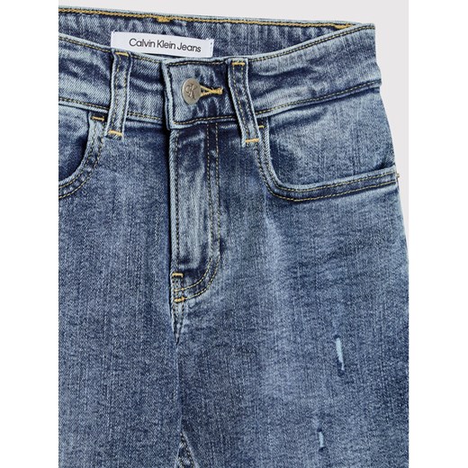 Calvin Klein Jeans Jeansy IB0IB01075 Niebieski Regular Fit 10Y MODIVO okazyjna cena