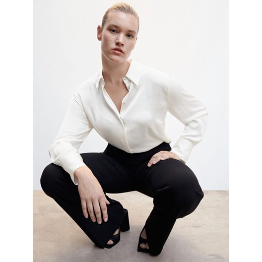 Mango Koszula Ideale 47043254 Écru Regular Fit Mango XS MODIVO