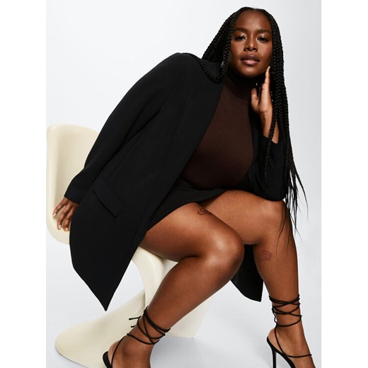 Mango Żakiet Eleonor 37064765 Czarny Oversize Mango XL MODIVO okazyjna cena