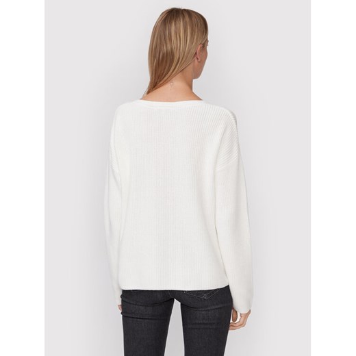 Tommy Hilfiger Sweter Hayana WW0WW34960 Biały Relaxed Fit Tommy Hilfiger L okazja MODIVO