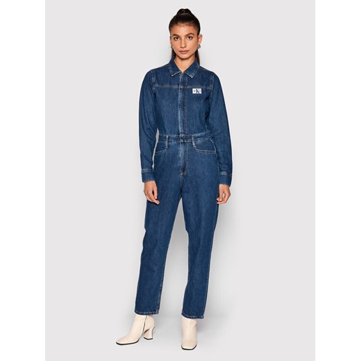 Calvin Klein Jeans Kombinezon J20J219913 Niebieski Regular Fit M promocyjna cena MODIVO