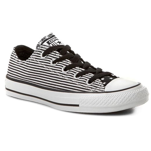 Trampki CONVERSE - Ct Ox 144830F Biały Czarny eobuwie-pl szary trampki