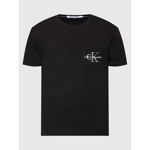 Calvin Klein Jeans T-Shirt J30J320856 Czarny Regular Fit XS okazja MODIVO