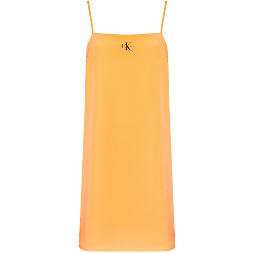 Calvin Klein Jeans Sukienka codzienna J20J215669 Pomarańczowy Regular Fit XS okazyjna cena MODIVO