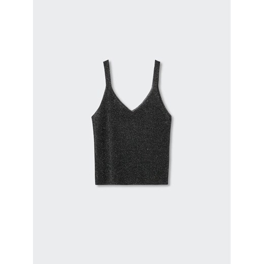 Mango Top Kling 37049095 Czarny Regular Fit Mango XXL okazja MODIVO