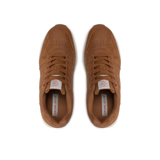 Cross Jeans Sneakersy KK1R4004C Brązowy Cross Jeans 42 promocja MODIVO