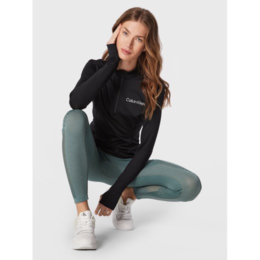 Calvin Klein Performance Koszulka techniczna 00GWF2K206 Czarny Slim Fit S okazyjna cena MODIVO