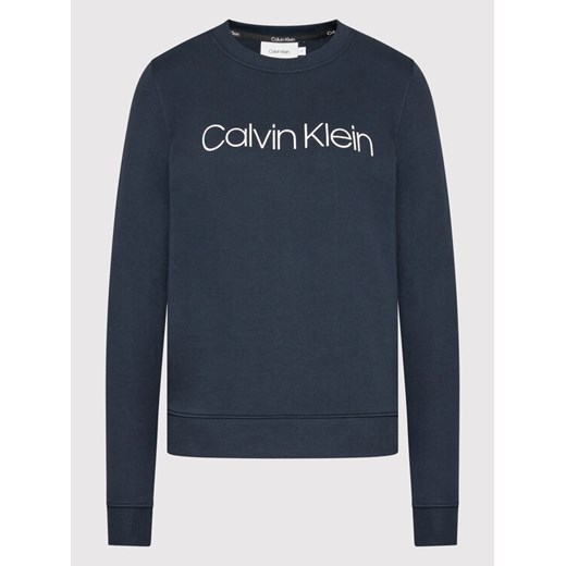 Calvin Klein Bluza Core Logo K20K202157 Granatowy Regular Fit Calvin Klein XXS promocja MODIVO