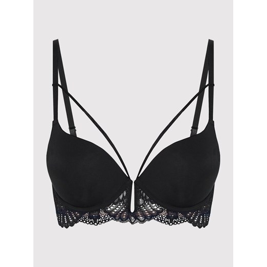 Esotiq Biustonosz push-up Sessy 39444 Czarny Esotiq 75D promocja MODIVO