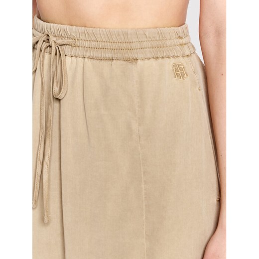 Tommy Hilfiger Spódnica midi WW0WW34103 Beżowy Relaxed Fit Tommy Hilfiger 46 okazja MODIVO