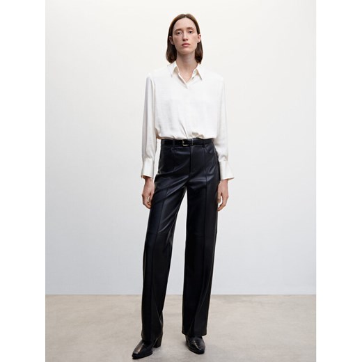 Mango Koszula Ideale 47043254 Écru Regular Fit Mango M MODIVO
