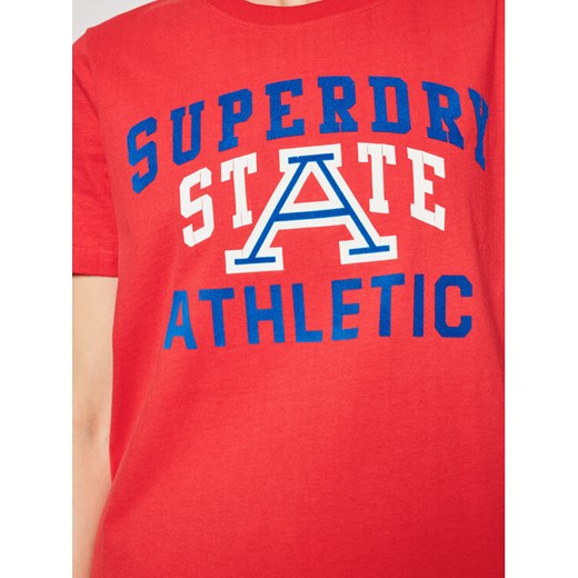 Superdry T-Shirt Collegiate Athletic Union W1010422A Czerwony Regular Fit Superdry 8 okazyjna cena MODIVO