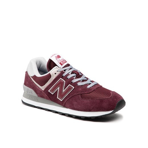 New Balance Sneakersy ML574EGB Bordowy New Balance 40 promocyjna cena MODIVO