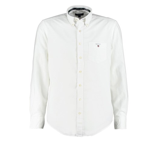 Gant ACADEMIC OXFORD REGULAR FIT Koszula white zalando bialy abstrakcyjne wzory