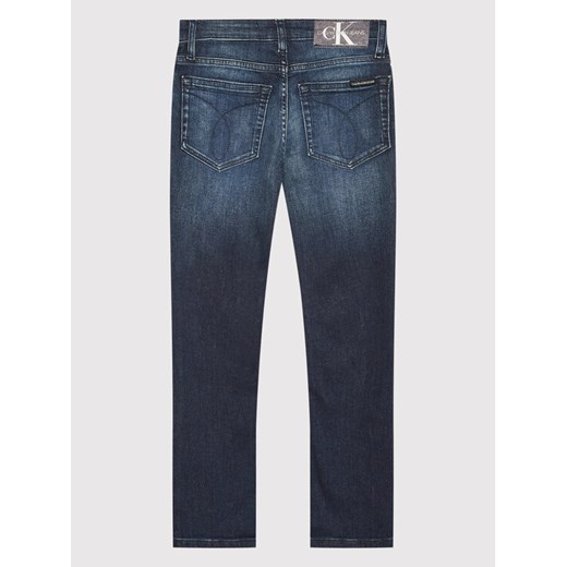 Calvin Klein Jeans Jeansy Essential IB0IB01029 Niebieski Slim Fit 16 MODIVO okazja