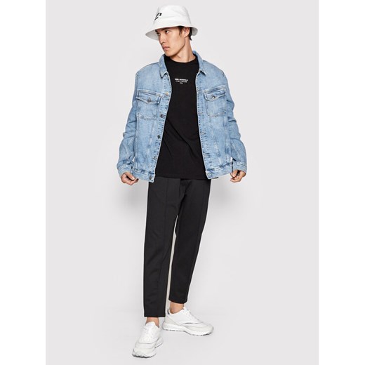 KARL LAGERFELD T-Shirt Crew Neck 755056 521221 Czarny Regular Fit Karl Lagerfeld S promocja MODIVO