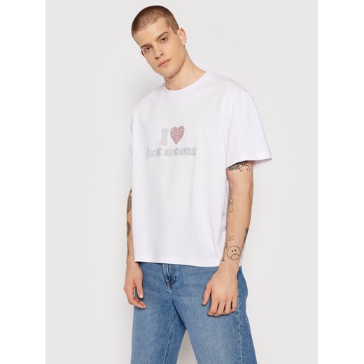 2005 T-Shirt Unisex Hot Moms Biały Relaxed Fit M MODIVO
