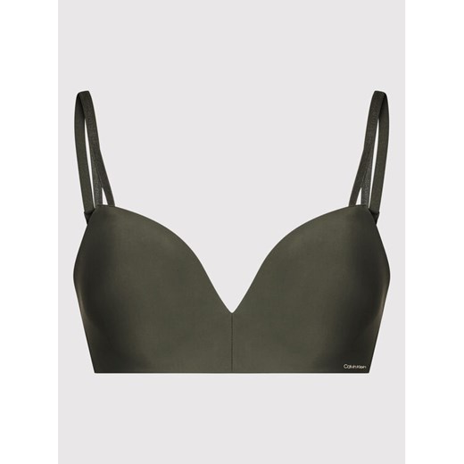 Calvin Klein Underwear Biustonosz push-up 000QF6017E Zielony Calvin Klein Underwear 32D okazja MODIVO