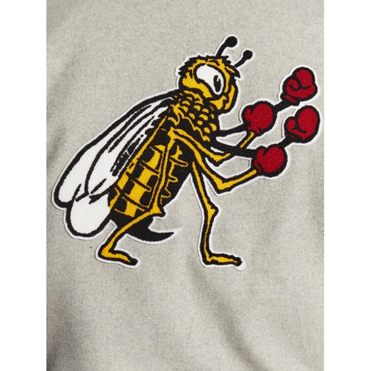 Vans Kurtka bomber Checkerboard Research VN0A7S92 Szary Regular Fit Vans L wyprzedaż MODIVO