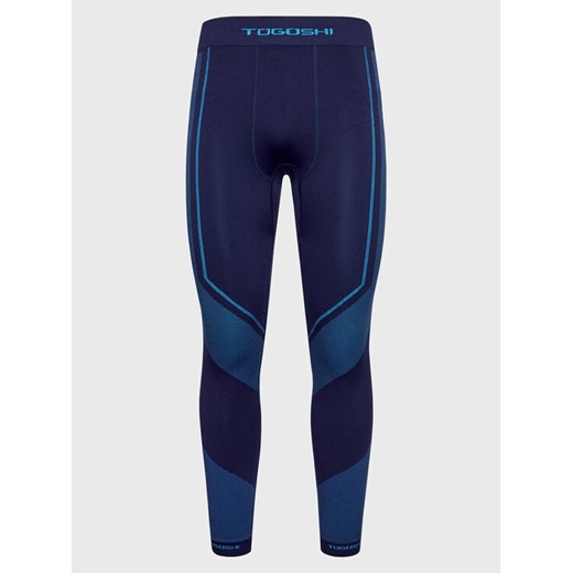Togoshi Legginsy THERMO TG22-LEGM500 Granatowy Slim Fit Togoshi L_XL MODIVO okazyjna cena