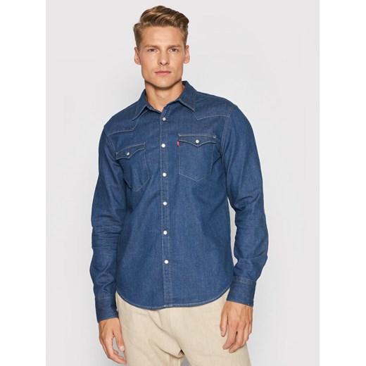 Levi's® Koszula jeansowa Barstow Western 85744-0029 Niebieski Standard Fit S okazja MODIVO