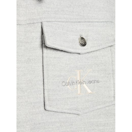 Calvin Klein Jeans Kurtka przejściowa IG0IG01263 Szary Oversize 14Y promocja MODIVO