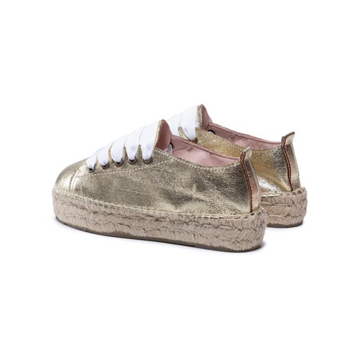 Manebi Espadryle Sneakers D R 1.1 E0 Złoty Manebi 37 promocja MODIVO