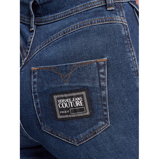 Versace Jeans Couture Jeansy 73HAB520 Granatowy Skinny Fit 28 okazyjna cena MODIVO