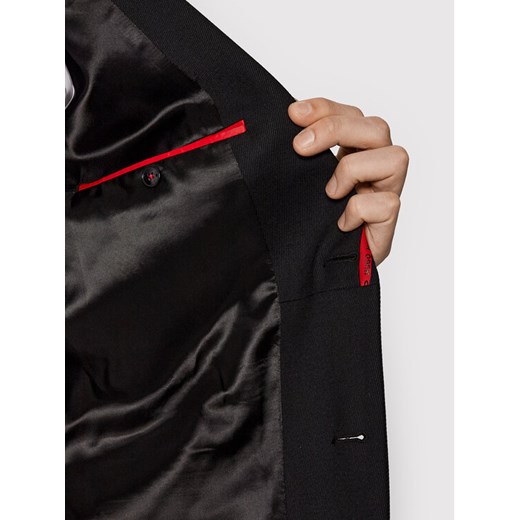 Hugo Garnitur Jack/Gettlin 50466645 Czarny Relaxed Fit 48 okazyjna cena MODIVO