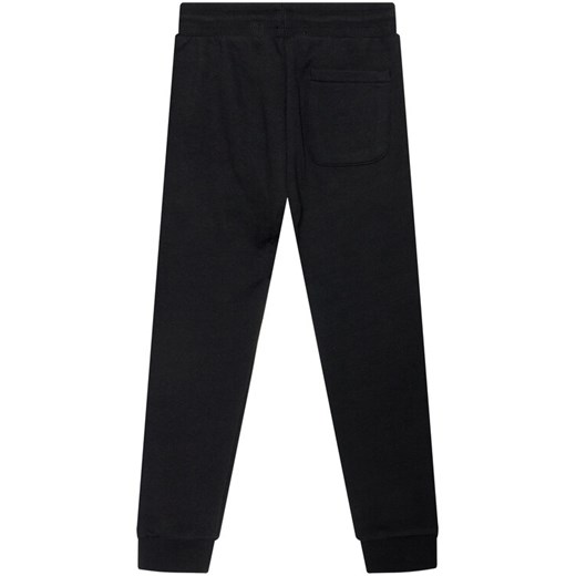 Calvin Klein Jeans Spodnie dresowe Logo Piping IB0IB00711 Czarny Regular Fit 4Y okazja MODIVO