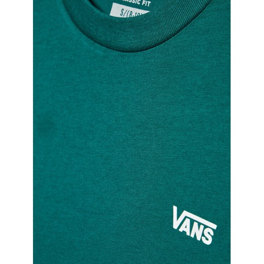 Vans T-Shirt Left Chest VN0A4MQ3 Zielony Regular Fit Vans M promocyjna cena MODIVO
