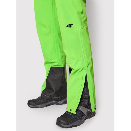 4F Spodnie narciarskie H4Z21-SPMN006 Zielony Regular Fit M okazyjna cena MODIVO