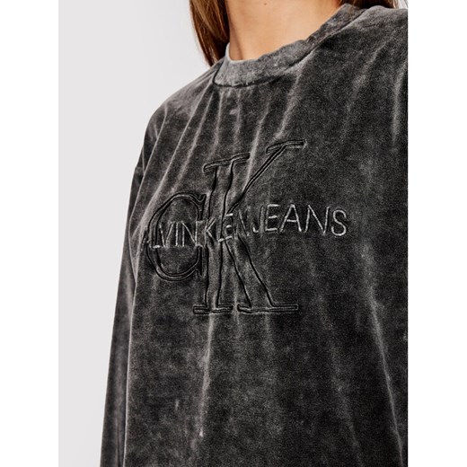 Calvin Klein Jeans Sukienka dzianinowa J20J217174 Szary Boyfriend Fit XS okazja MODIVO