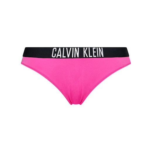 Calvin Klein Swimwear Dół od bikini KW0KW01233 Fioletowy S promocyjna cena MODIVO